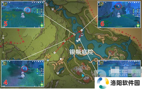 原神银瓶庭院西部礼卷怎么收集 收集全攻略讲解