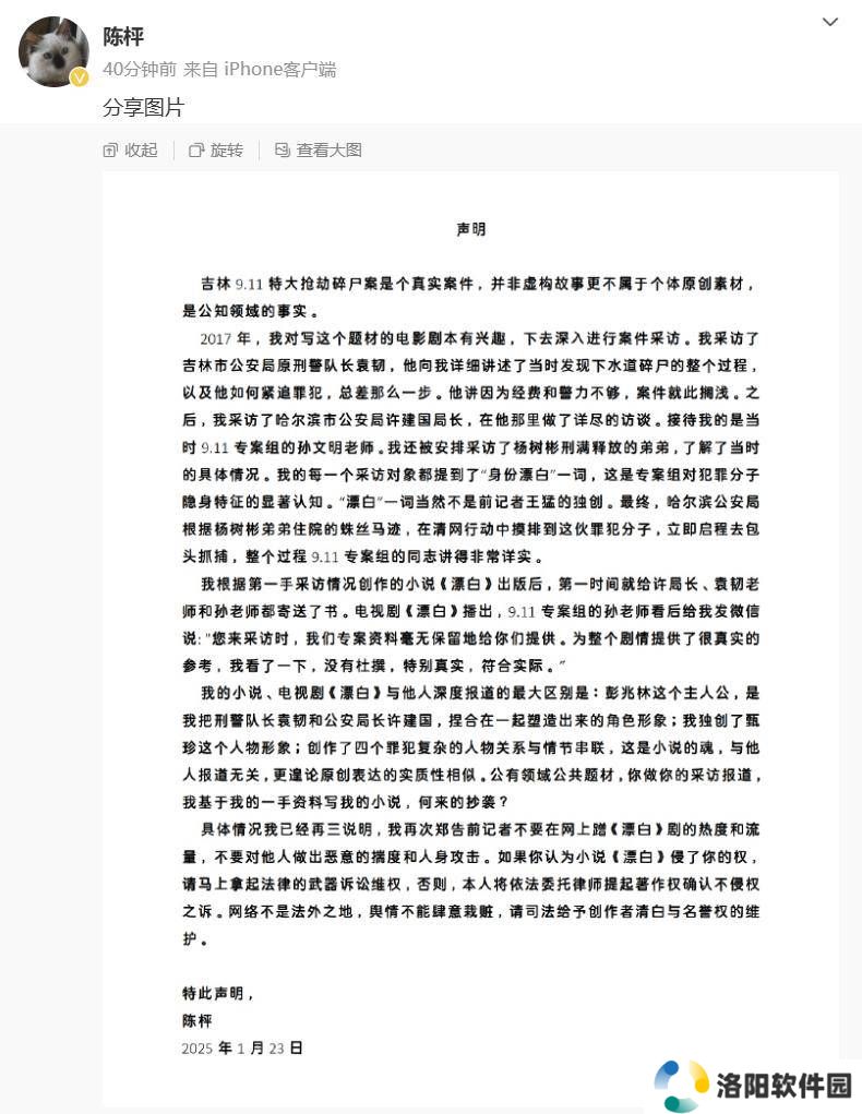 《漂白》剧集方回应抄袭指控：正积极跟进，呼吁法律途径解决